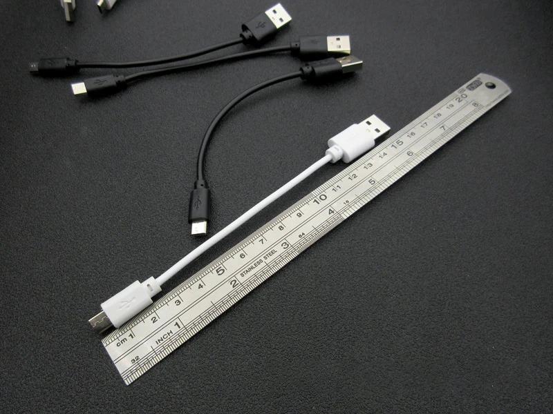 Быстрое зарядное устройство короткий кабель Micro USB/type C кабель для зарядного устройства для iPhone 6 6s 7 8 Plus X samsung Oneplus 6 15 см зарядный кабель