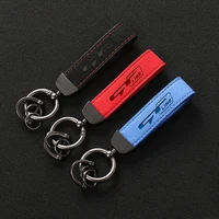 fashion leather keychain car styling key ring for kia gtline rio ceed picanto sportage stonic soul forte 2017 2018 2019 2020