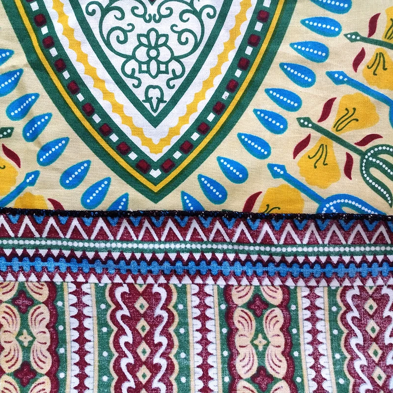 Платья женские 100% хлопок с принтом Дашики вечерние стиле бохо |