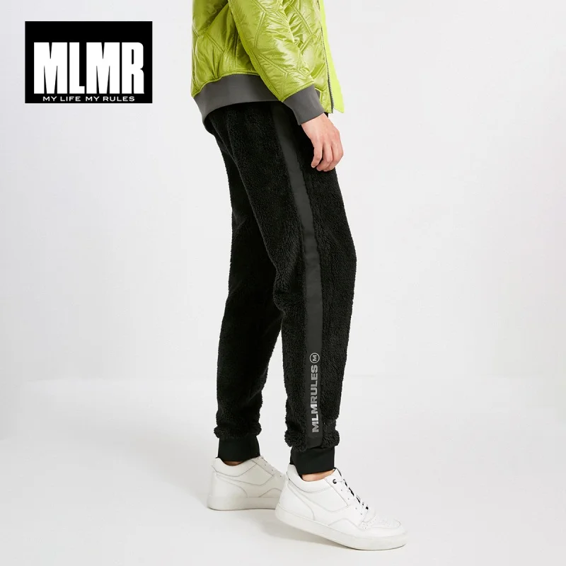 MLMR мужские зимние Бархатные Теплые штаны для бега спортивные JackJones новый бренд