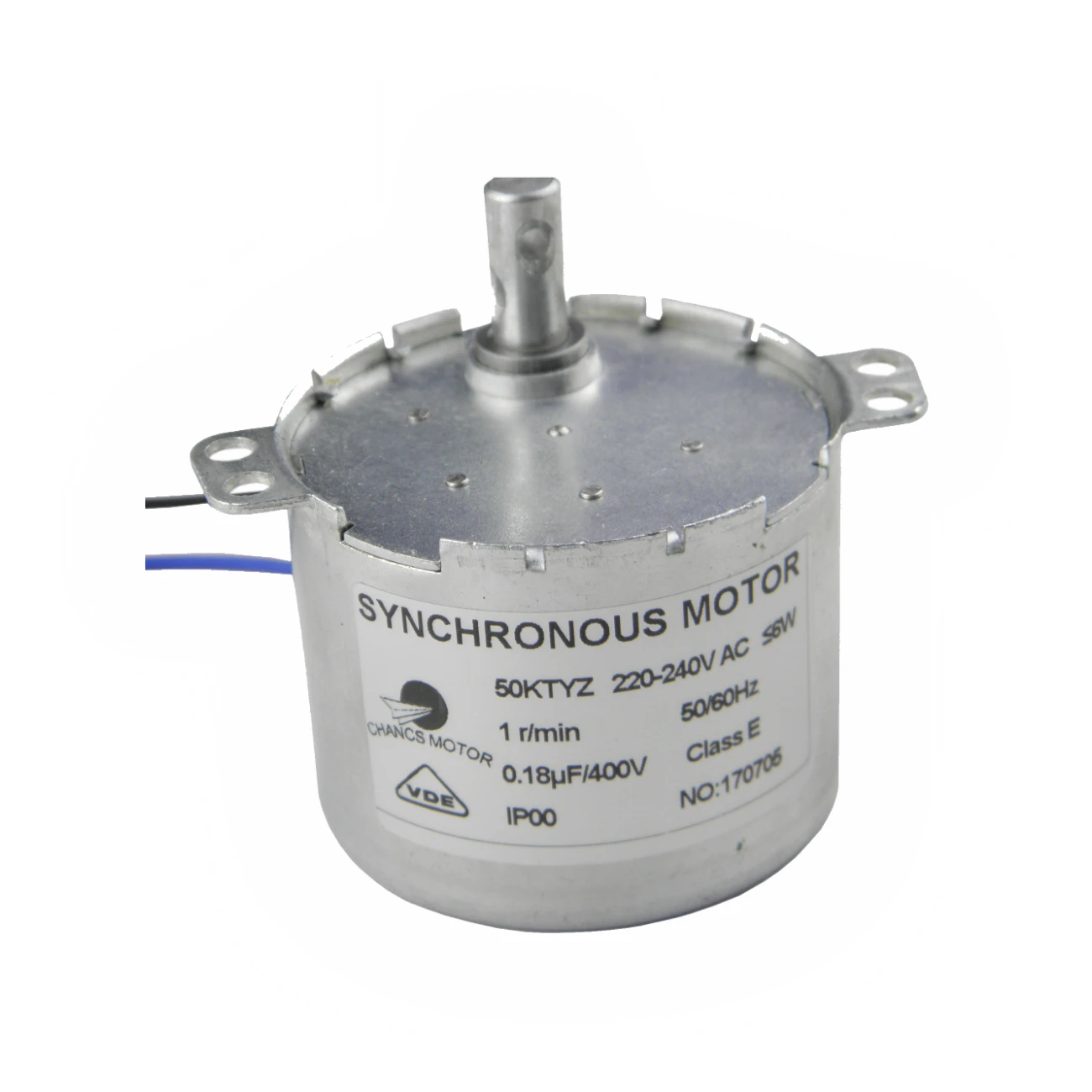 Синхронный двигатель с постоянным магнитом, 50KTYZ, 220 В переменного тока, 1 об/мин, 10 об/мин, 50 об/мин, низкоскоростной двигатель