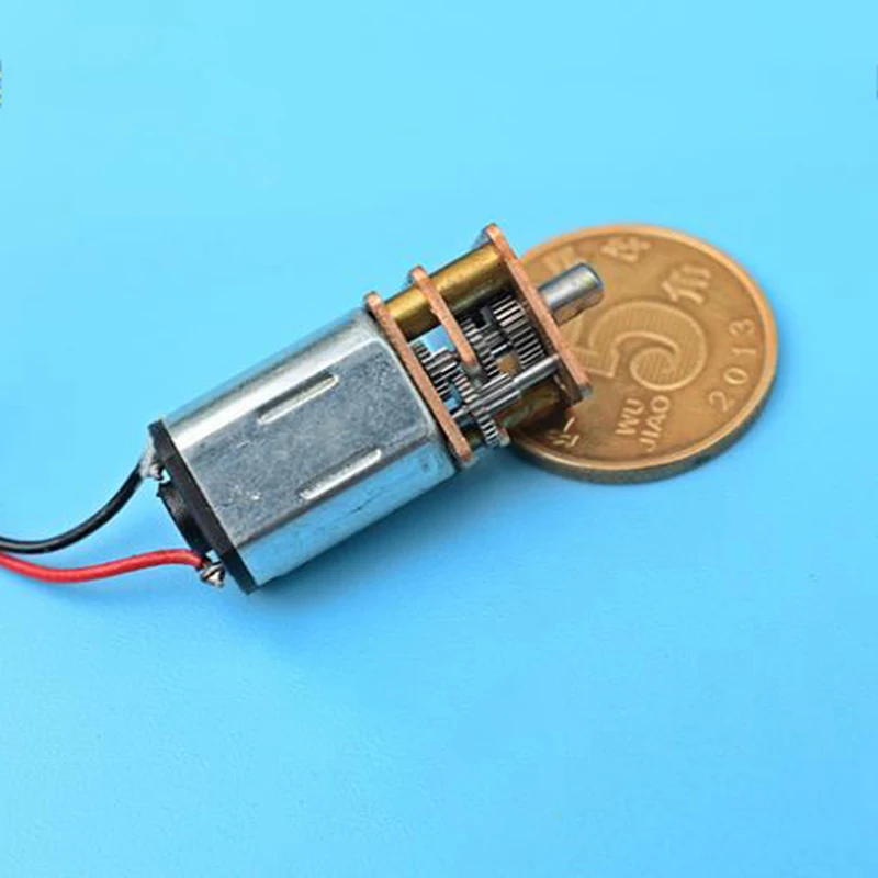 

1pcs DC 5V 28RPM Slow Speed Motor Micro Mini N20 Full Metal Gearbox Gear Motor