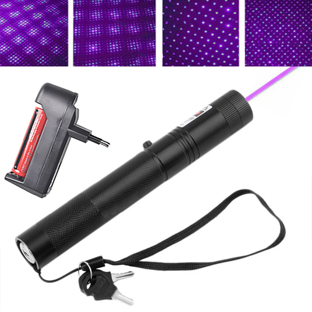 Зеленый лазерный прицел Красный Фиолетовый лазерная указка 10000 м 5 мВт