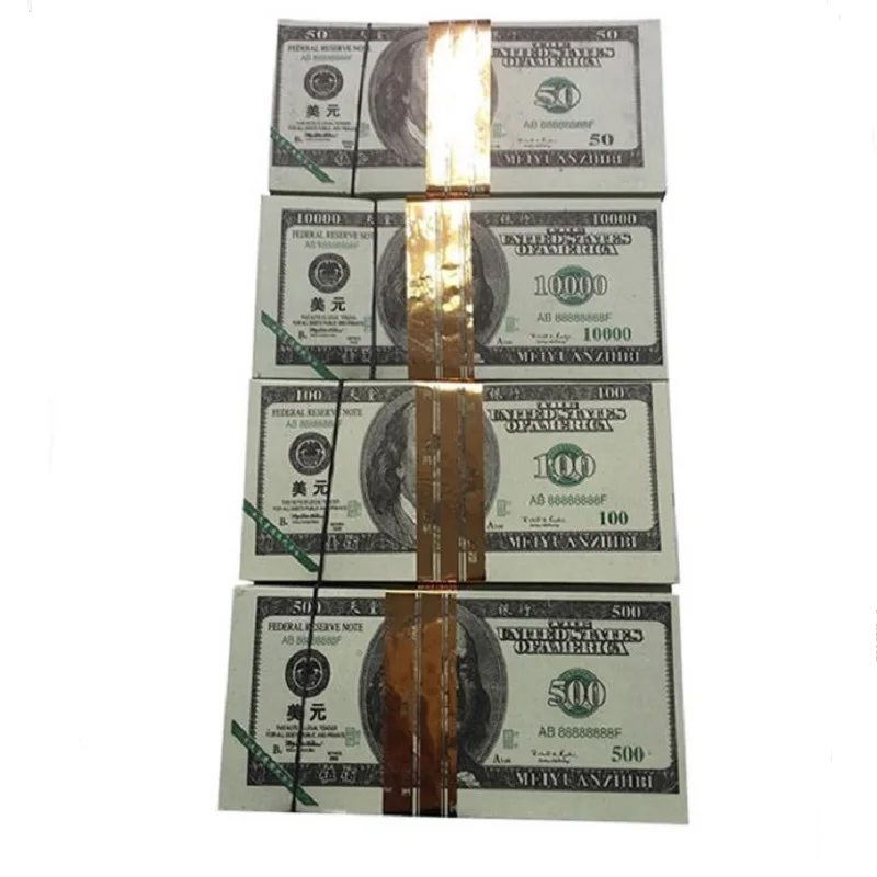 Случайная 80 шт./компл. предки деньги небеса ад банк Купюры в долларах США Joss