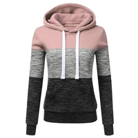 2021 best selling womens hoodie splicing hoodie sweatshirt womens top