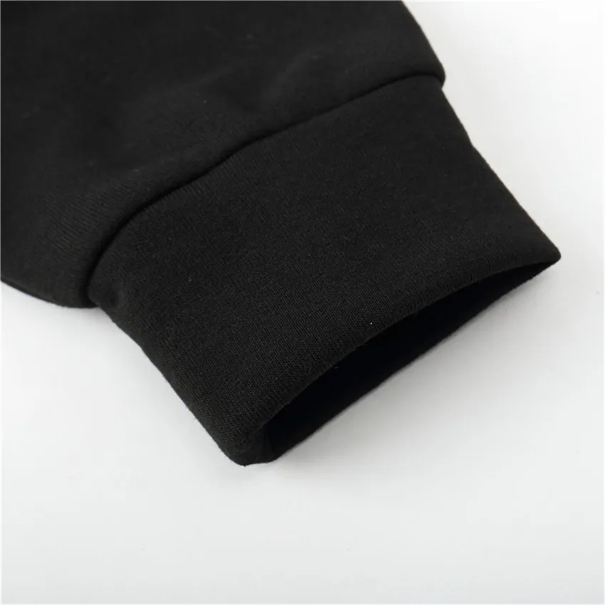 Толстые единороги экономят толстые винтажные мужские черные s Wo зимние толстовки