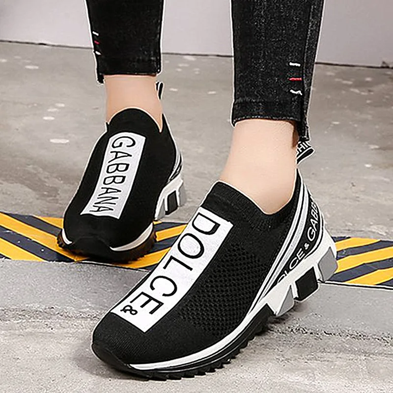 

Luxury Women Sneakers Unisex Breathable Women Vulcanized Shoes Slip-On Walking Casual Shoes Woman Zapatillas Mujer Chaussures