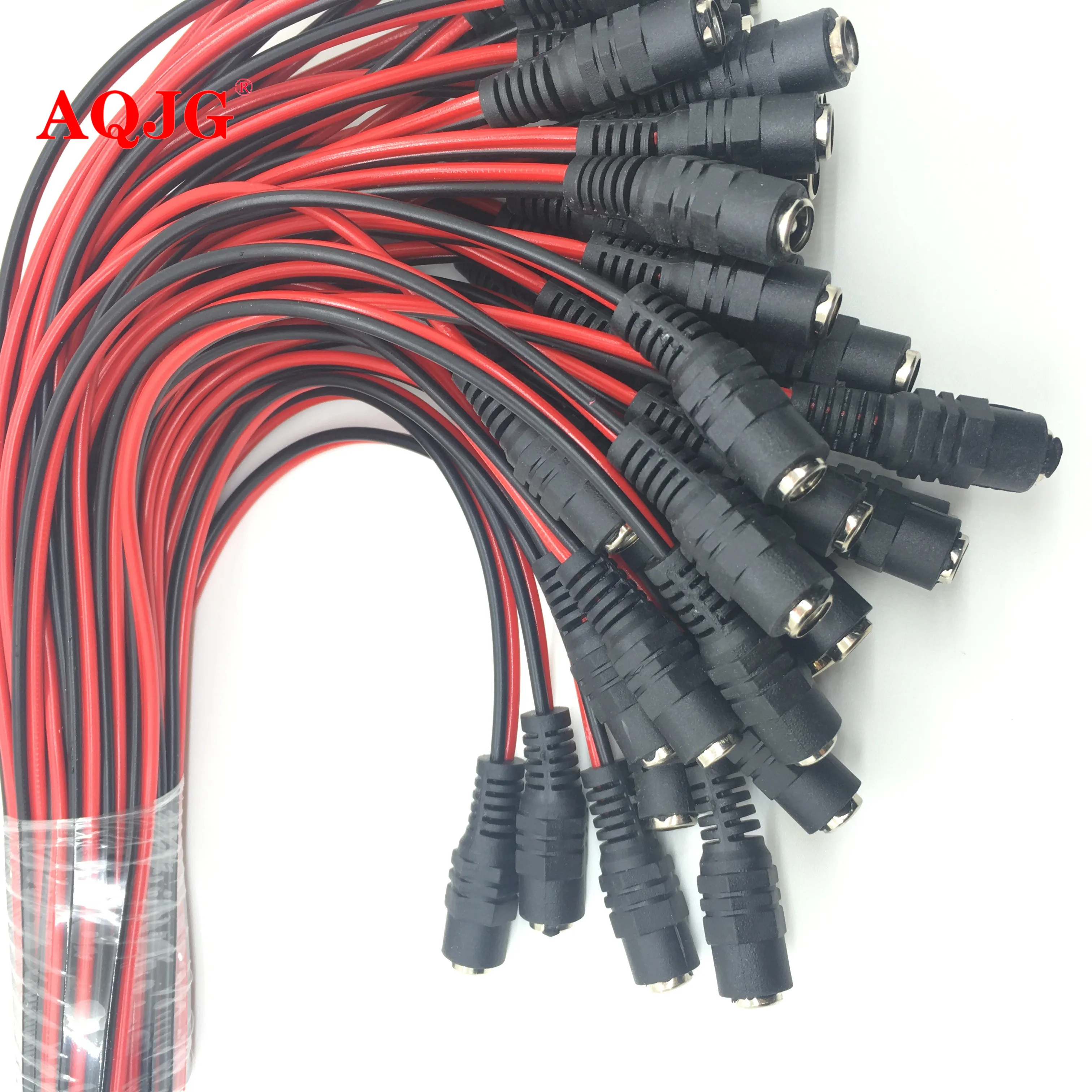 100 шт./лот 2 1x5 5 мм штекер гнездовой разъем 12 В постоянного тока для подключения