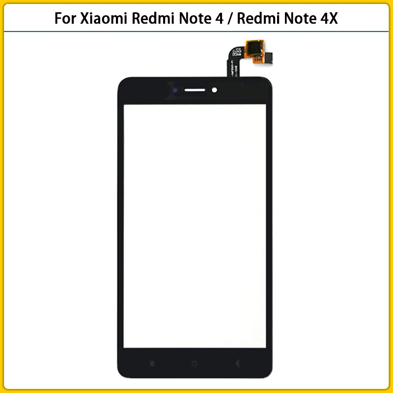 Сенсорный экран для Xiaomi Redmi Note 4 сенсорный 4X дигитайзер датчик ЖК дисплей переднее