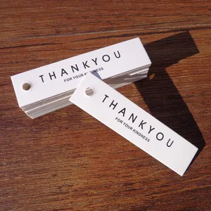 100 шт. подвесные ярлыки из бумаги Thank You ручной работы | Дом и сад
