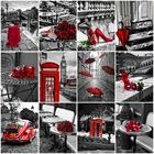 Evershine Алмазная вышив Черное и белое вышивка крестом наборы 5D DIY Алмазная мозаика пейзажи картина стразы декор для дома