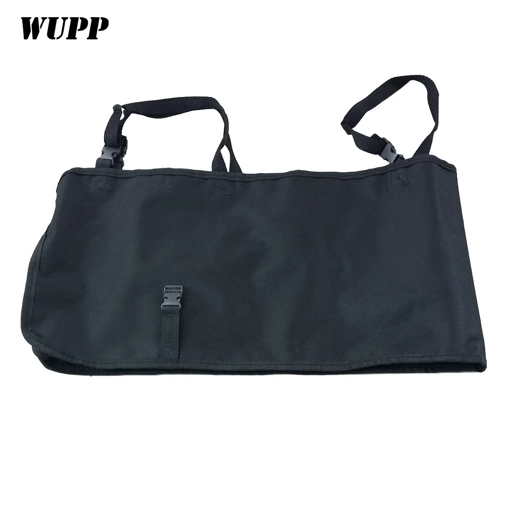 

WUPP Genuine New Universal Car Large-Capacity Rear Seat Storage Bag Oxford Coth Black Mesh Portable Baggage Pocket 110*30cm