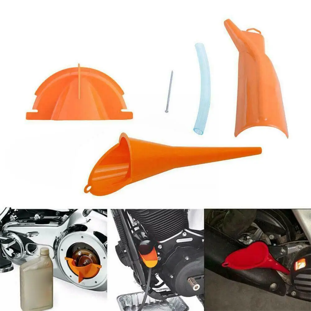 

Motorcycle Oil Filter Funnel Cover Primary Case Oil Softail 1200 Fill Road XR XL For Touring King Sportster Funnel 883 L6X5