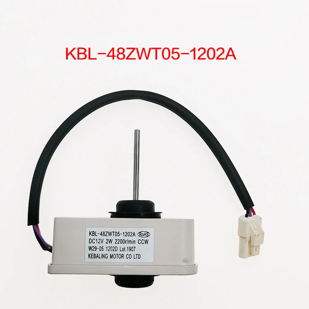 

KBL-48ZWT05-1202A (DC12V 2W 2200r/min) Refrigerator Parts Evaporator Fan Motor