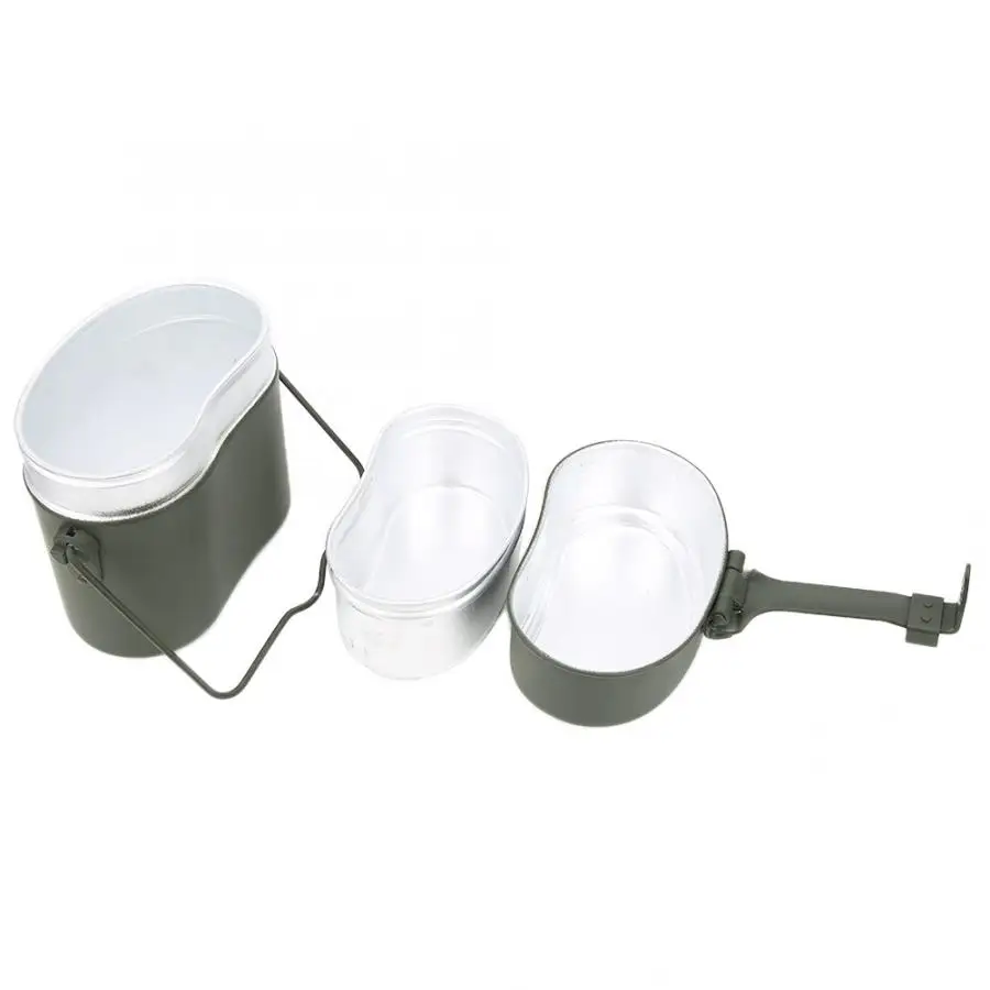 Походная посуда из алюминия для кемпинга походная Военная Ланч-бокс чаша походов