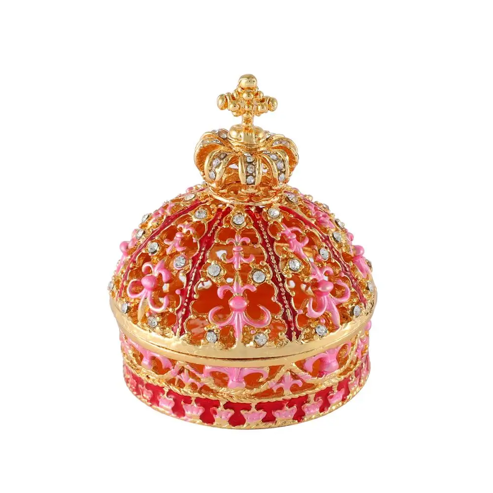 

QIFU New Arrive Crown Style Trinket Box Home Decoration Crafts