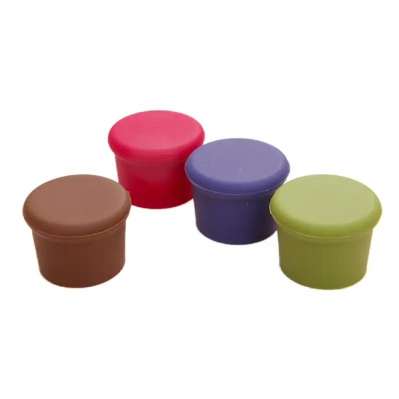 

Food-grade Stopper Reusable Silicone Preserve Wine Beer Cover Bottle Cap Silicone Stopper Beverage Home Kitchen Bar Tool Cork