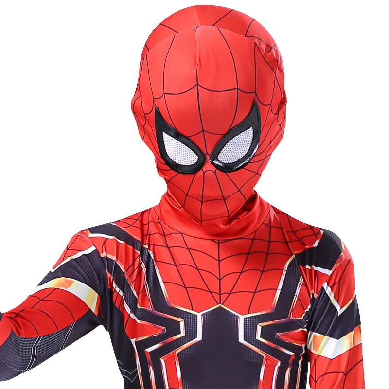 

fantasia cosplay costume suit kids adult anime red costume mask bluey zentai miles morales