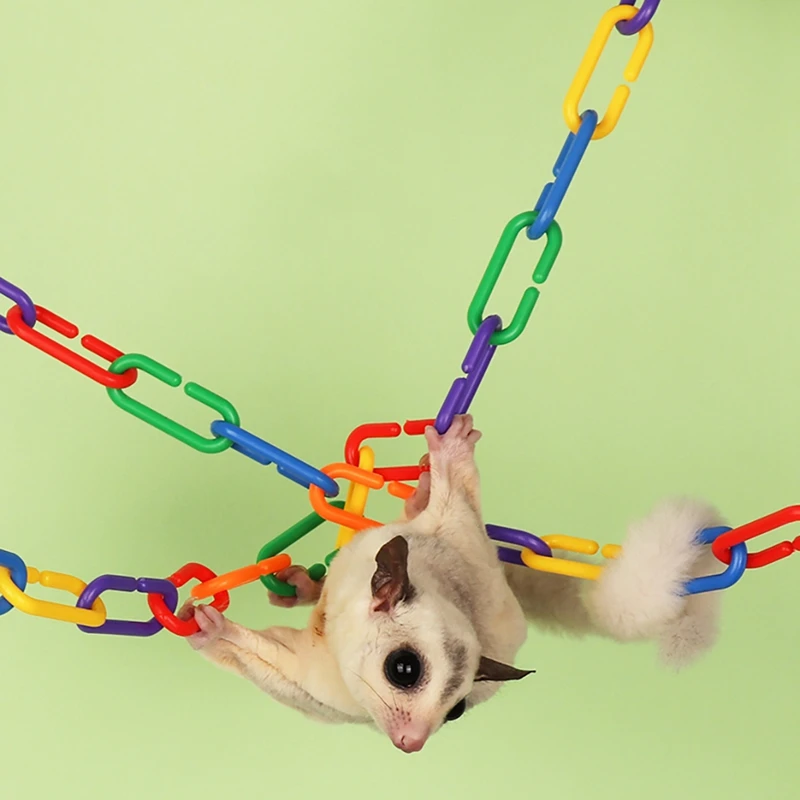 30/100pcs Bird Toys Parrot C-clip Toy Plastic C-link Hook African Grey Conure Cockatiel Link Chain | Дом и сад