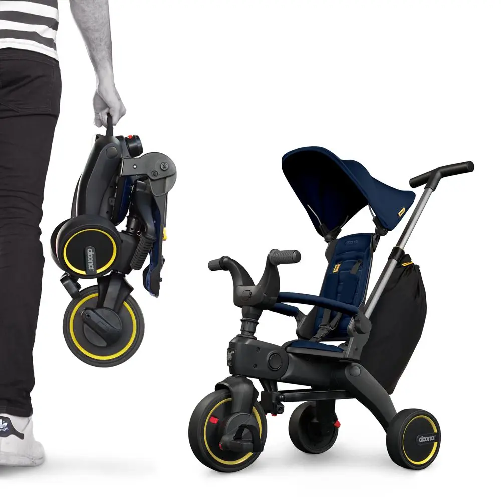 Детский складной трехколесный велосипед коляска Simple Parenting Doona Liki Trike S3|Велосипеды|