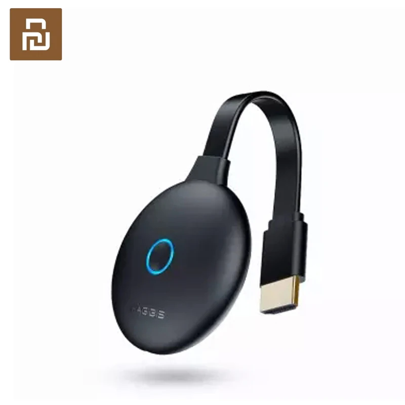 Беспроводной проектор Youpin HaGiBis HD черный 2 4G + 5G 1080P автоматическое обновление