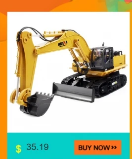 HUINA TOYS 1590 1:18 2,4 GHz 6CH RC сплав захват древесины грузовик RTR Grasper открытие закрытие/подвижная рука/механический звук детская игрушка