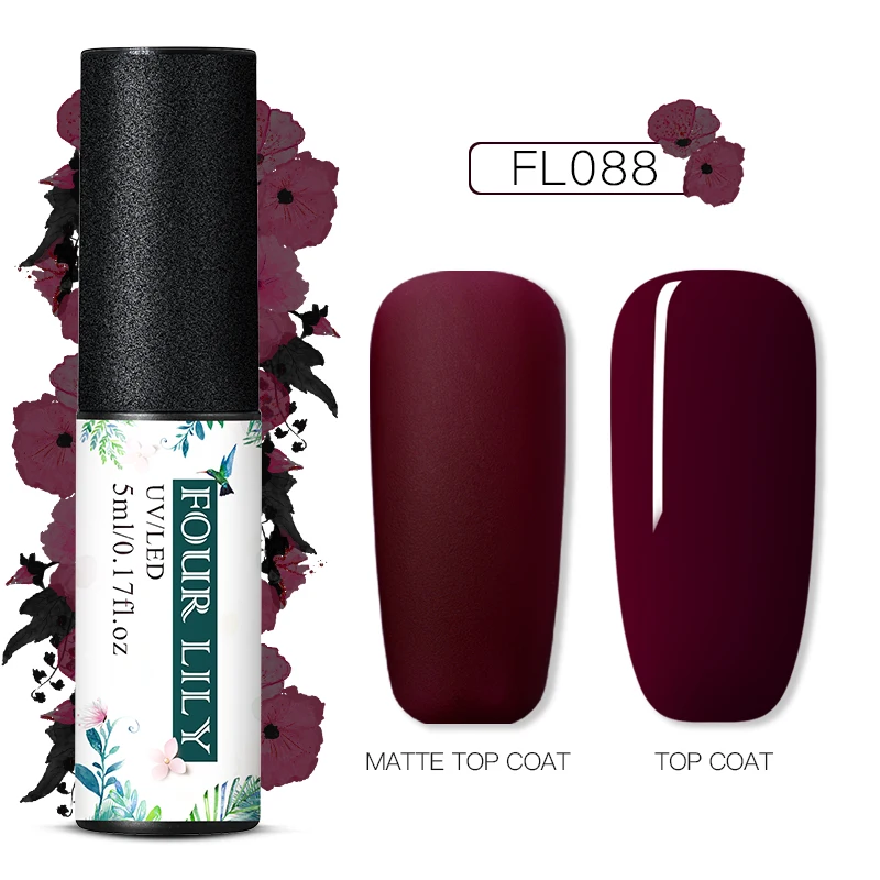 PS06859 Четыре Лили 60 Цвета Матовый УФ-гель для ногтей 5 мл Pure Nail Цвет матовый лаки для ногтей био-Гели Soak Off Гель лак для ногтей Лаки маникюрный лак - Цвет: PS06859