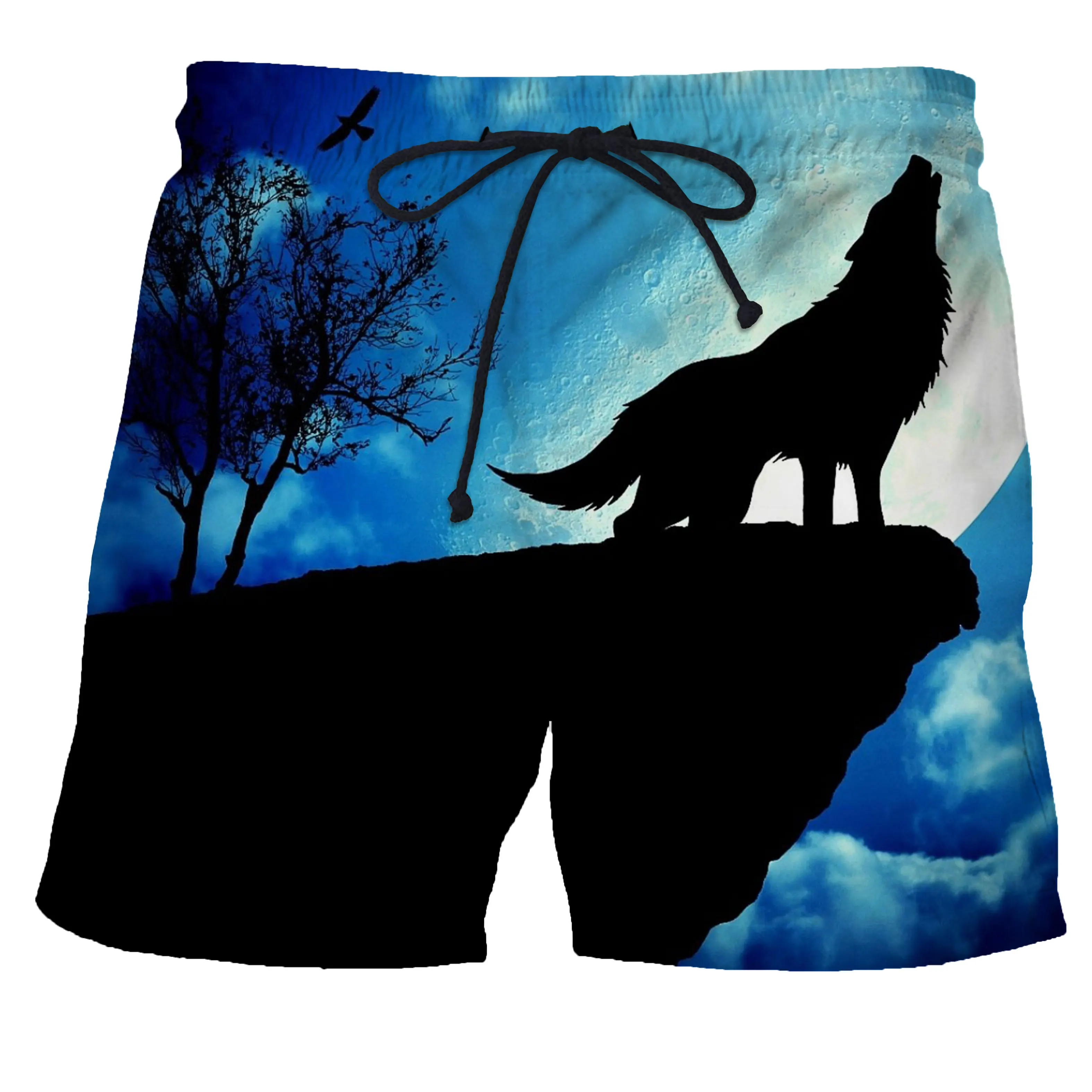

New Fashion Summer Men's Shorts For Animals Wolf 2021 Summer 3D Shorts Man Beach Short Casual Sports Pants Knee Length Shorts