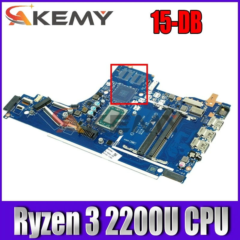 Bestellen Akemy Für HP 15T-DB 15-DB 15-DX Laptop Motherboard Ryzen 3 2200U CPU L20666-601 L20666-001 EPV51 LA-G076P 100% Getestet