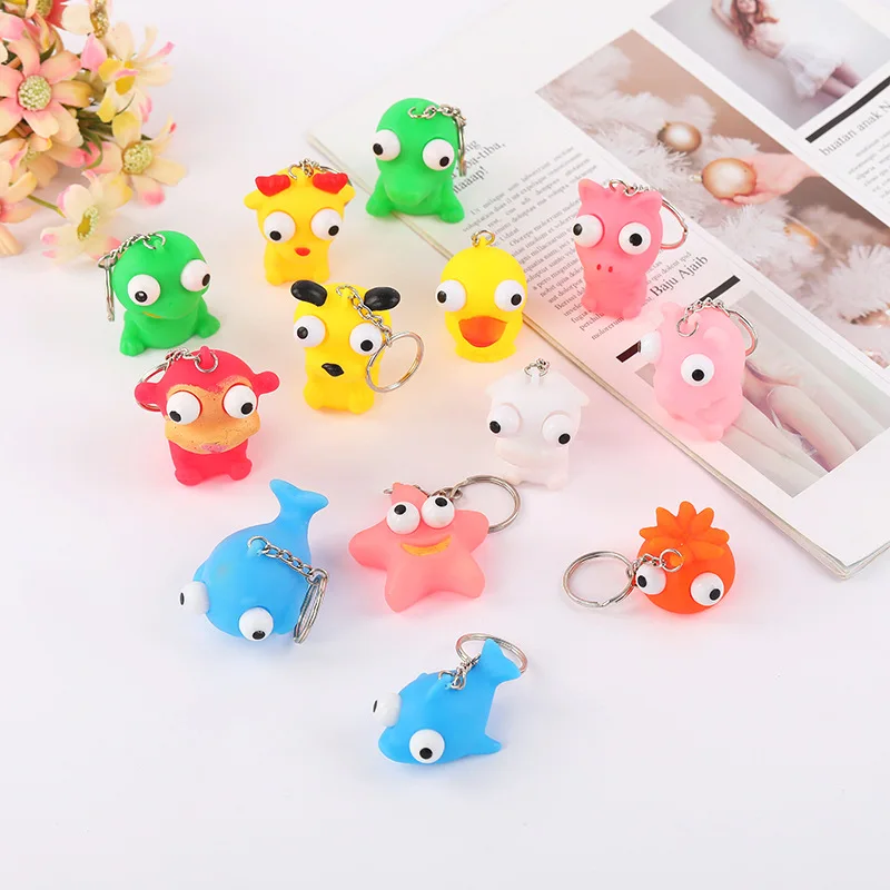 

Случайный 1 шт., Сжимаемый глазный яблок, маленькая модель, маленькая игрушка, игрушка для декомпрессии, Сжимаемый глаз, кукла, разрыв глаз