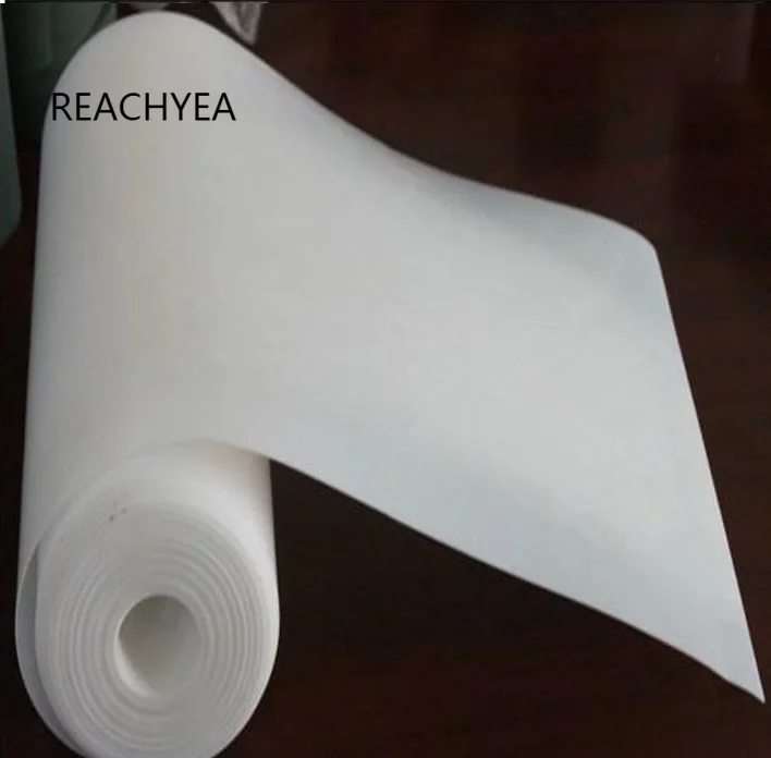 1 шт. белая пленка ПТФЭ высокопрочная термопластичная T0.5 * 250*500 мм листы