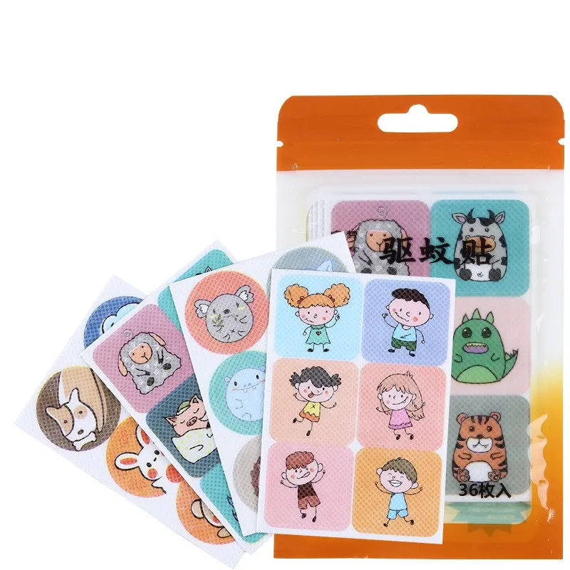 36 шт./упак. эфирное масло наклейки от комаров для детей беременной женщины