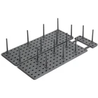 1 шт. Регулируемый кухонный стеллаж для сушки посуды, ящик для хранения посуды, кухонный Органайзер, хранилище пространства, сливная полка, органайзер для кладовки