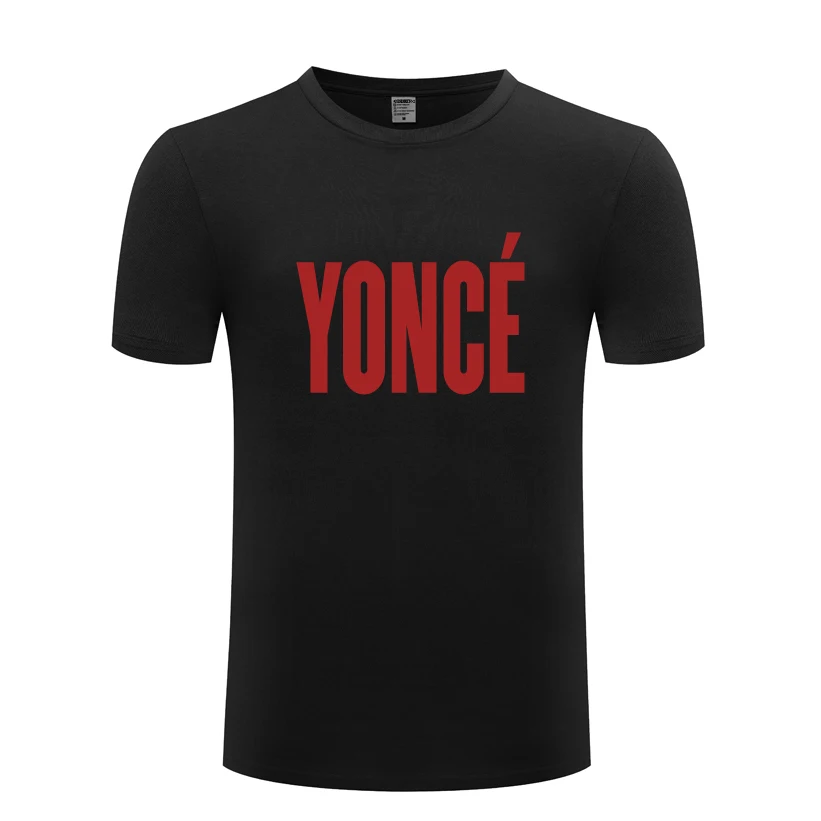 Футболка YONCE BEYONCE JAYZ Мужская музыкальная тенниска из хлопка с коротким рукавом и
