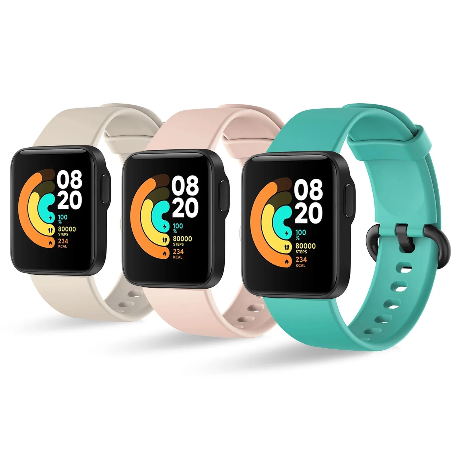 Ремешок силиконовый для Xiaomi Mi Watch Lite спортивный браслет наручных часов Redmi