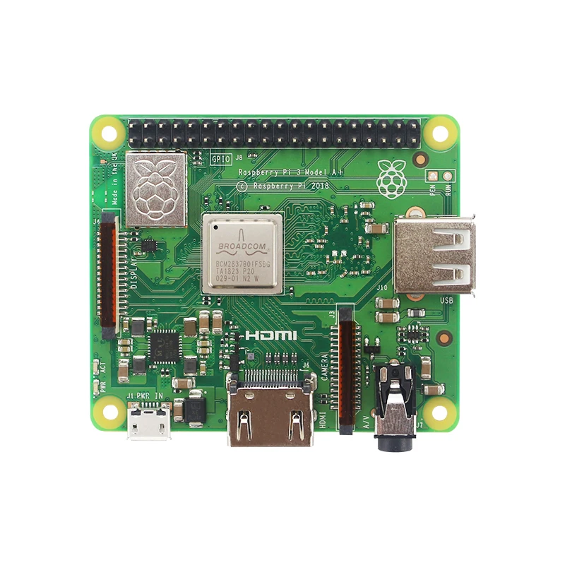 Процессор Raspberry Pi 3 Model A + 1 4 ГГц 64 битный четырехъядерный BCM2837B0 CPU 2 ГГц/5