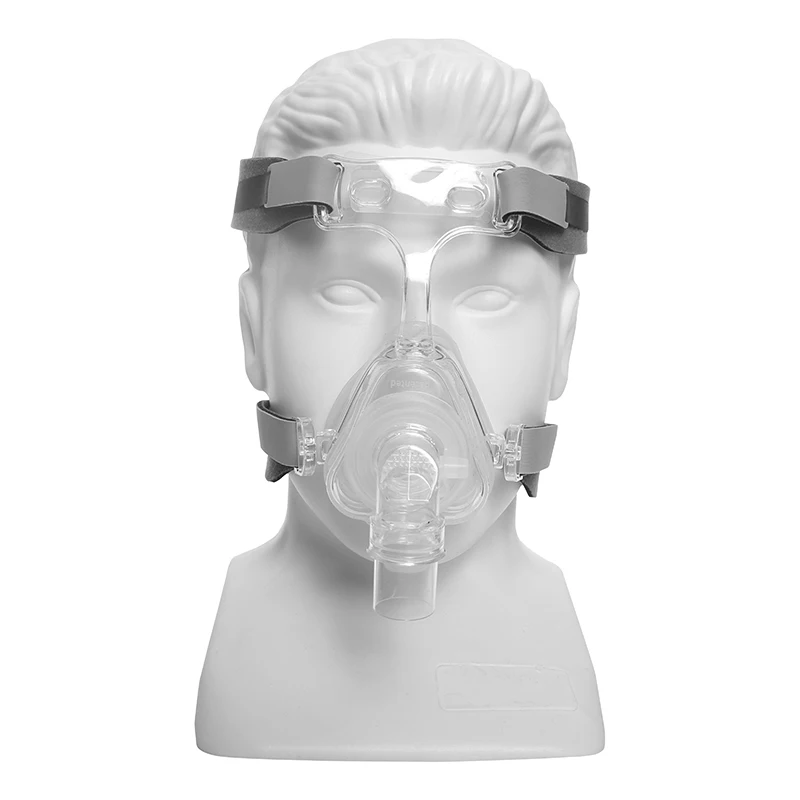 CPAP Nasal Mask Silicone Respirator 3 Size Cushion With Adjustable Headgear Strap Headband For Sleep Apnea Anti Snoring