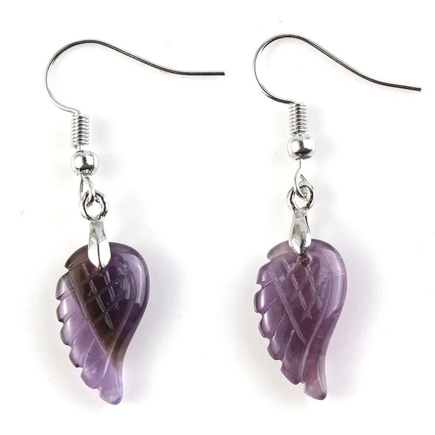 Оптовая продажа женские серьги подвески KFT с натуральным резным камнем|earrings for|drop