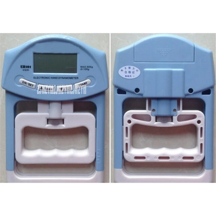 Цифровой ЖК динамометр измеритель мощности с ручкой 90 кг для бодибилдинга