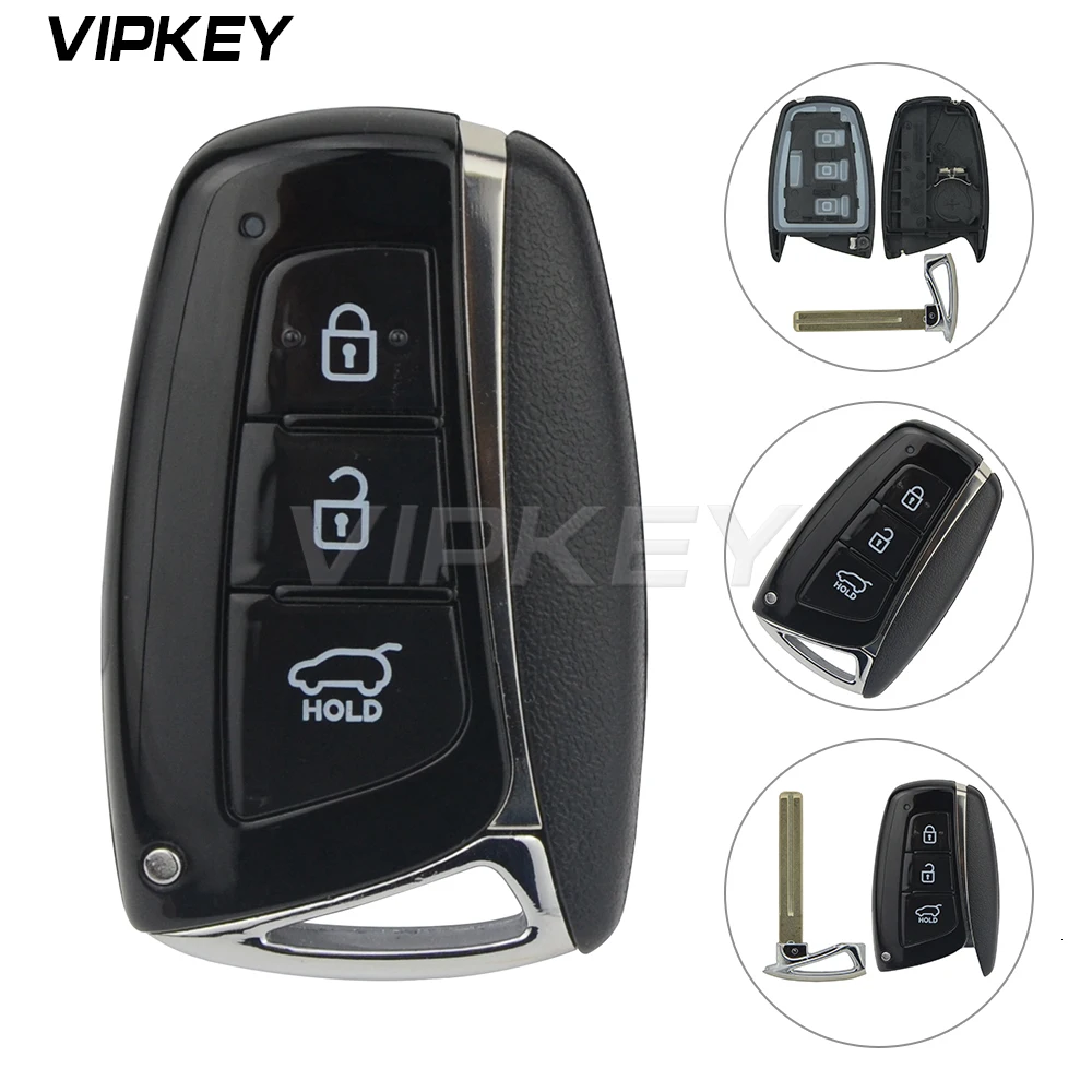 Съемный 3 кнопки для hyundai Santa Fe ix45 2013 сменный смарт-чехол
