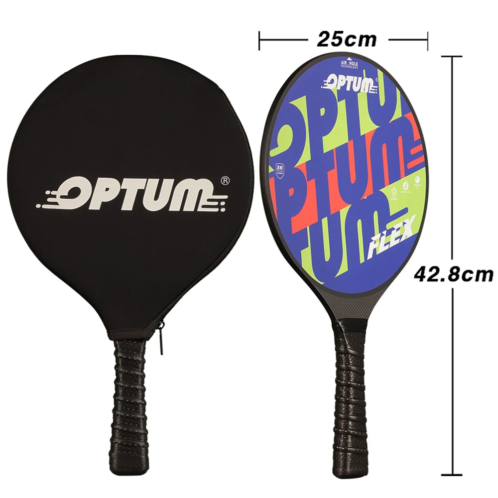 OPTUM FLEX 3K Углеродное волокно Профессиональный маткот весло для пляжного тенниса