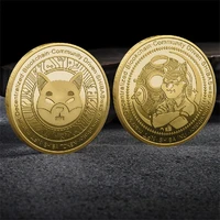new type dogecoin virtual currency shib shiba lnu coin challenge coin gold coins silver coins decision coin collection gifts