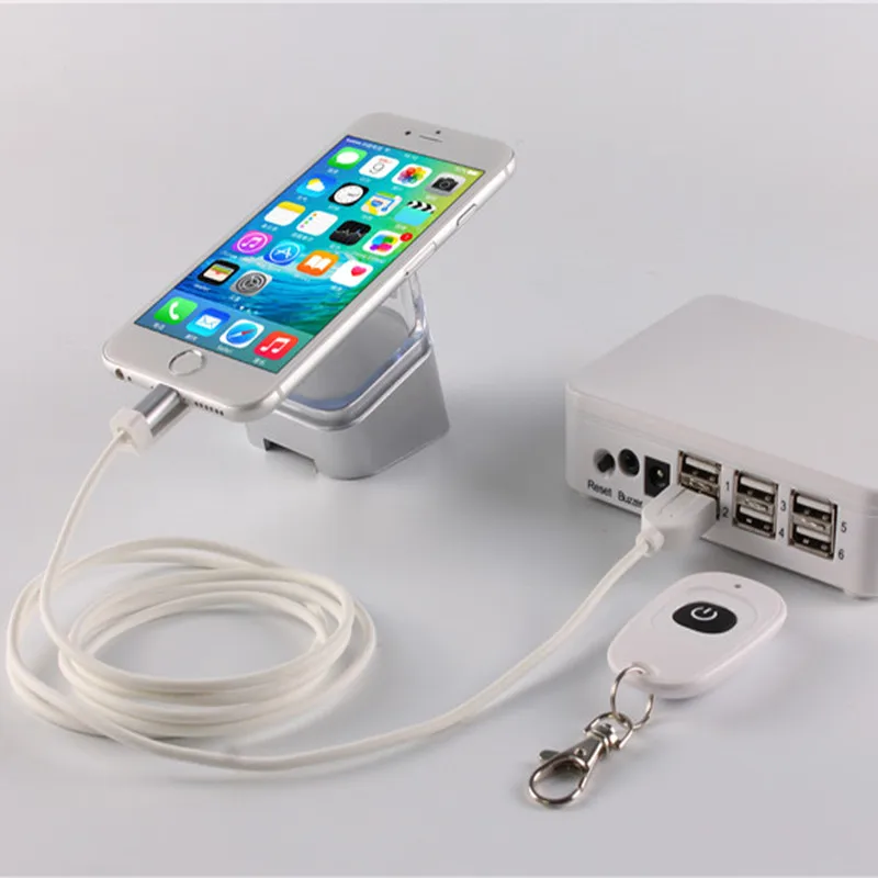 6 портов мобильного телефона розничный магазин противоугонное сотовый телефон