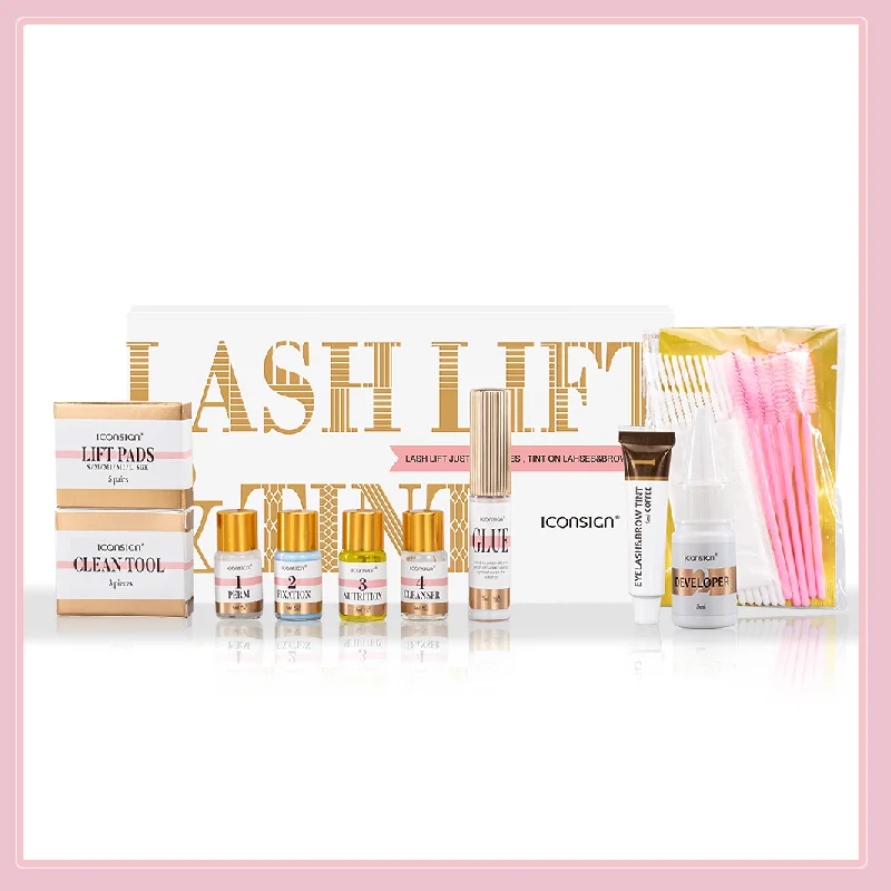 Набор для окрашивания ресниц и бровей ICONSIGN профессиональная подтяжка
