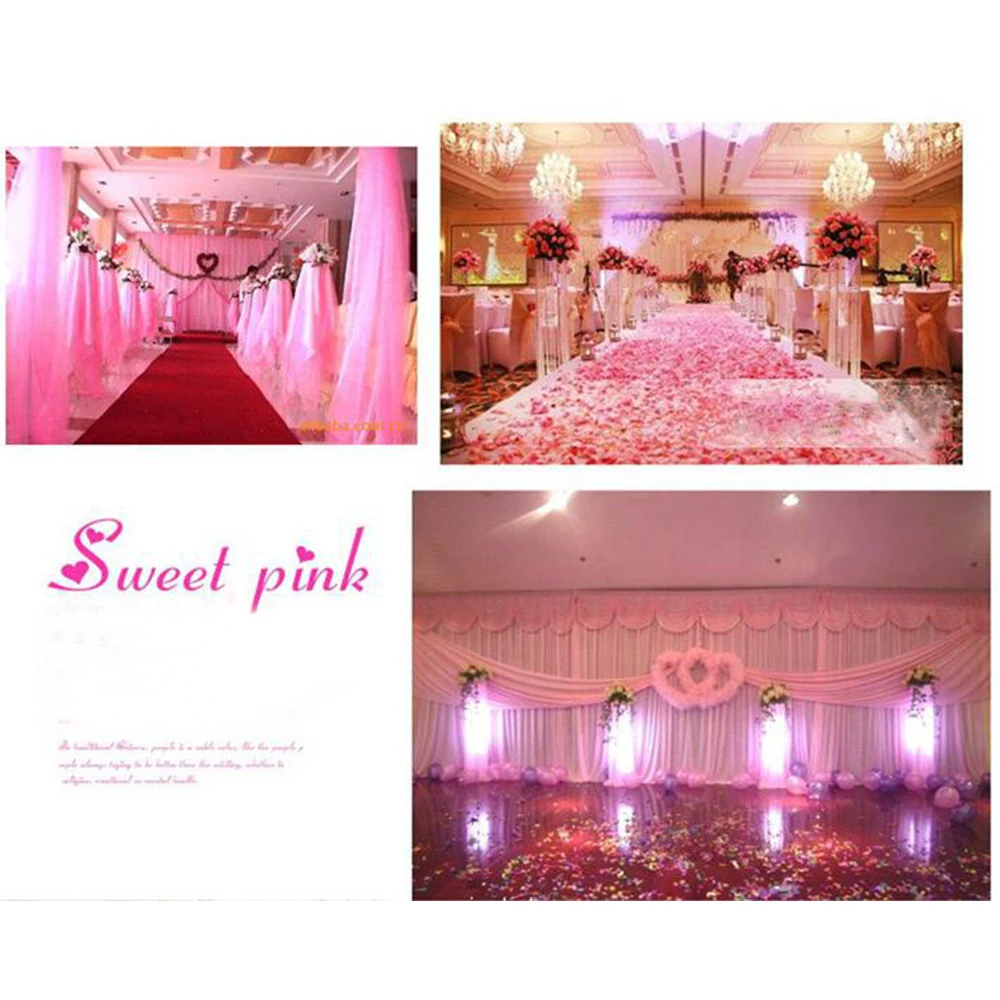 48 см x 45 м пряжа Тюль рулон прозрачная органза со стразами день рождения