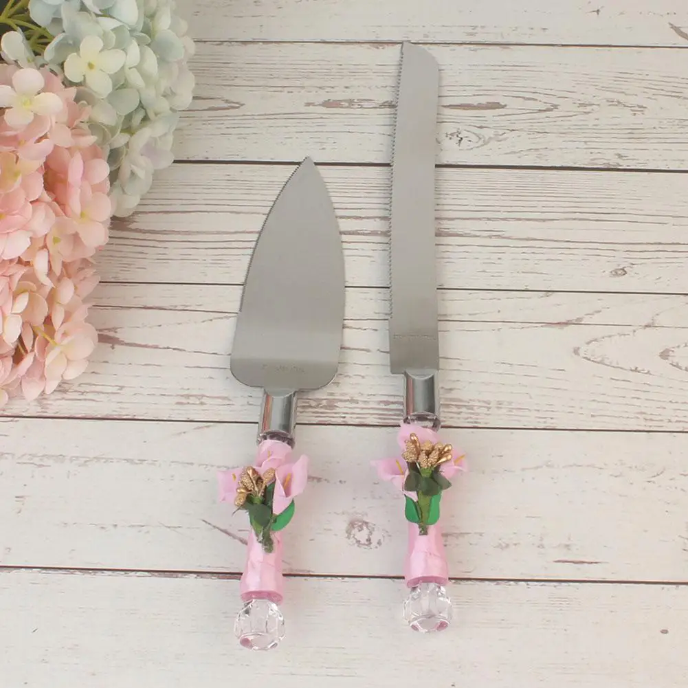 Нержавеющая сталь резак для торта Романтический искусственный цветок комплект