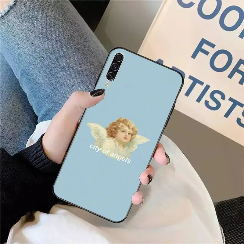 

Renaissance retro art cute angel Phone Case For Samsung galaxy A S note 10 7 8 9 20 30 31 40 50 51 70 71 21 s ultra plus
