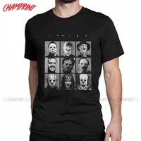 horror characters friends t shirt halloween jason voorhees t shirts for men amazing 100 cotton tees plus size clothes