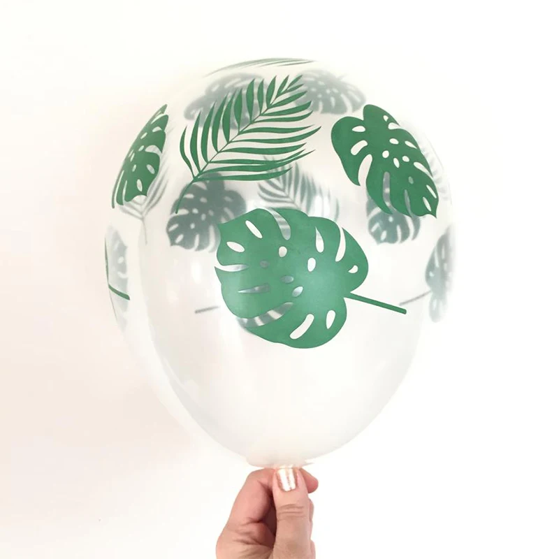 Летние тропическим принтом шаров из латекса в гавайском стиле вечерние