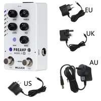 mooer preamp model x x2 preamp pedal digital guitar effects pedal with 14 preset save slot built in cabinet simulation